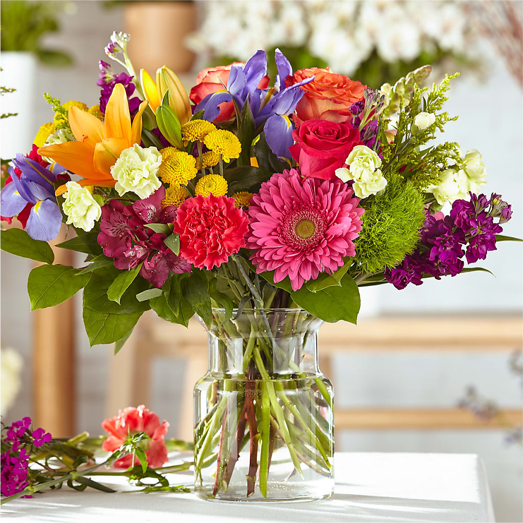 Bold & Bright – A Florist Original – DIVINE FLORAL & GIFTS, Arlington TX
