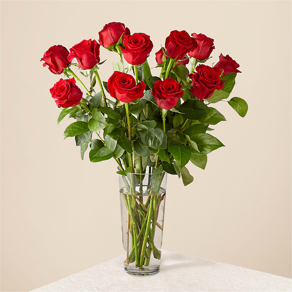Long Stem Red Rose Bouquet – DIVINE FLORAL & GIFTS, Arlington TX