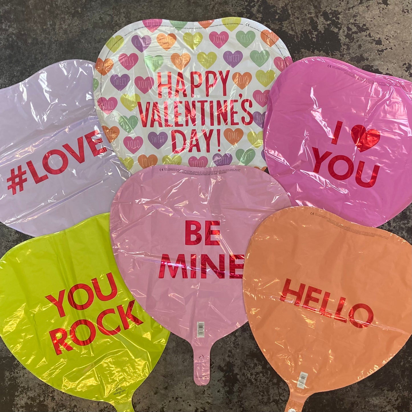 Candy Hearts Balloon Bouquet – DIVINE FLORAL & GIFTS, Arlington TX