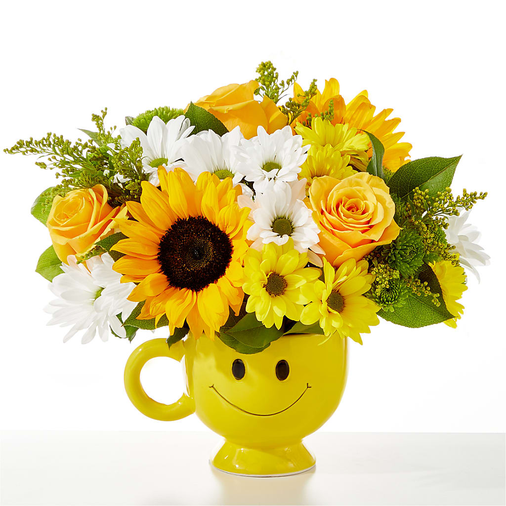 Be Happy Bouquet – DIVINE FLORAL & GIFTS, Arlington TX