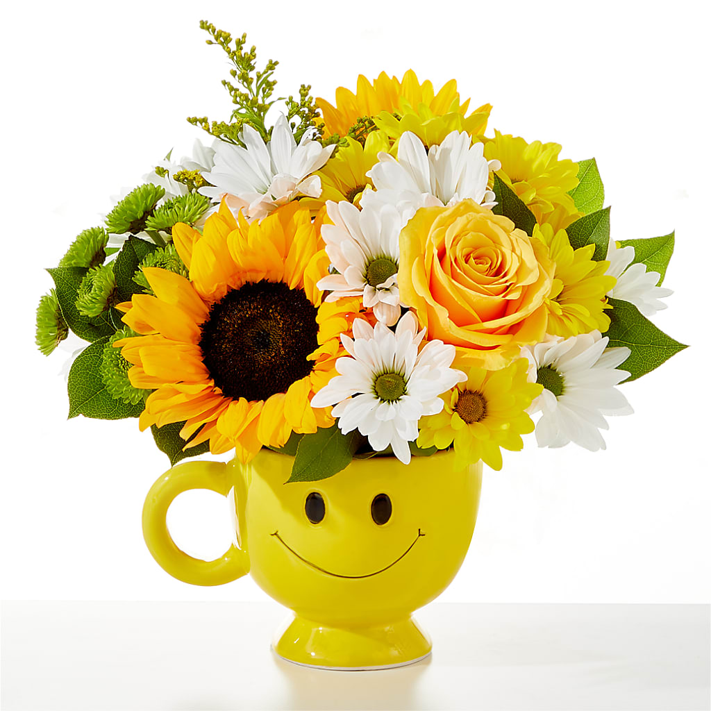 Be Happy Bouquet – DIVINE FLORAL & GIFTS, Arlington TX