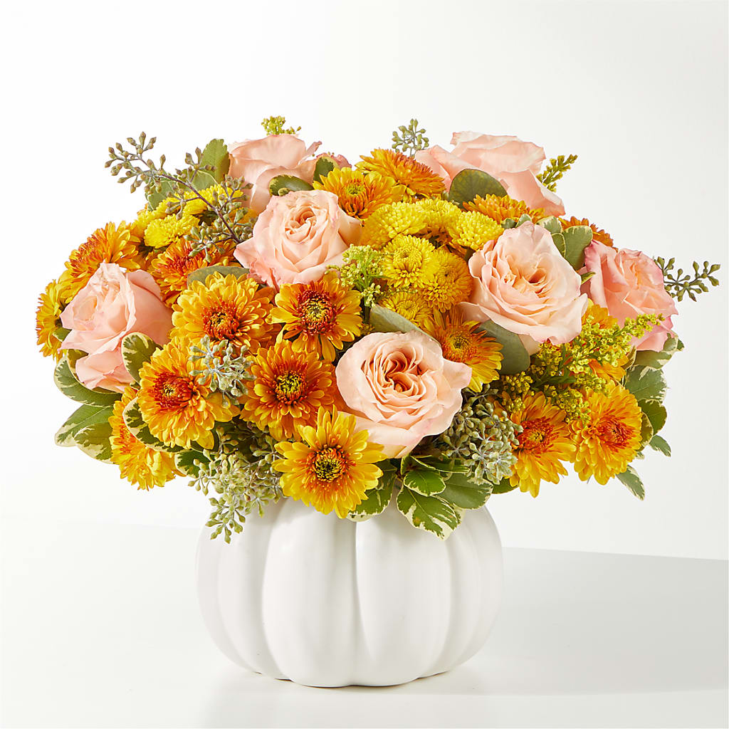 Peachy Pumpkin – DIVINE FLORAL & GIFTS, Arlington TX