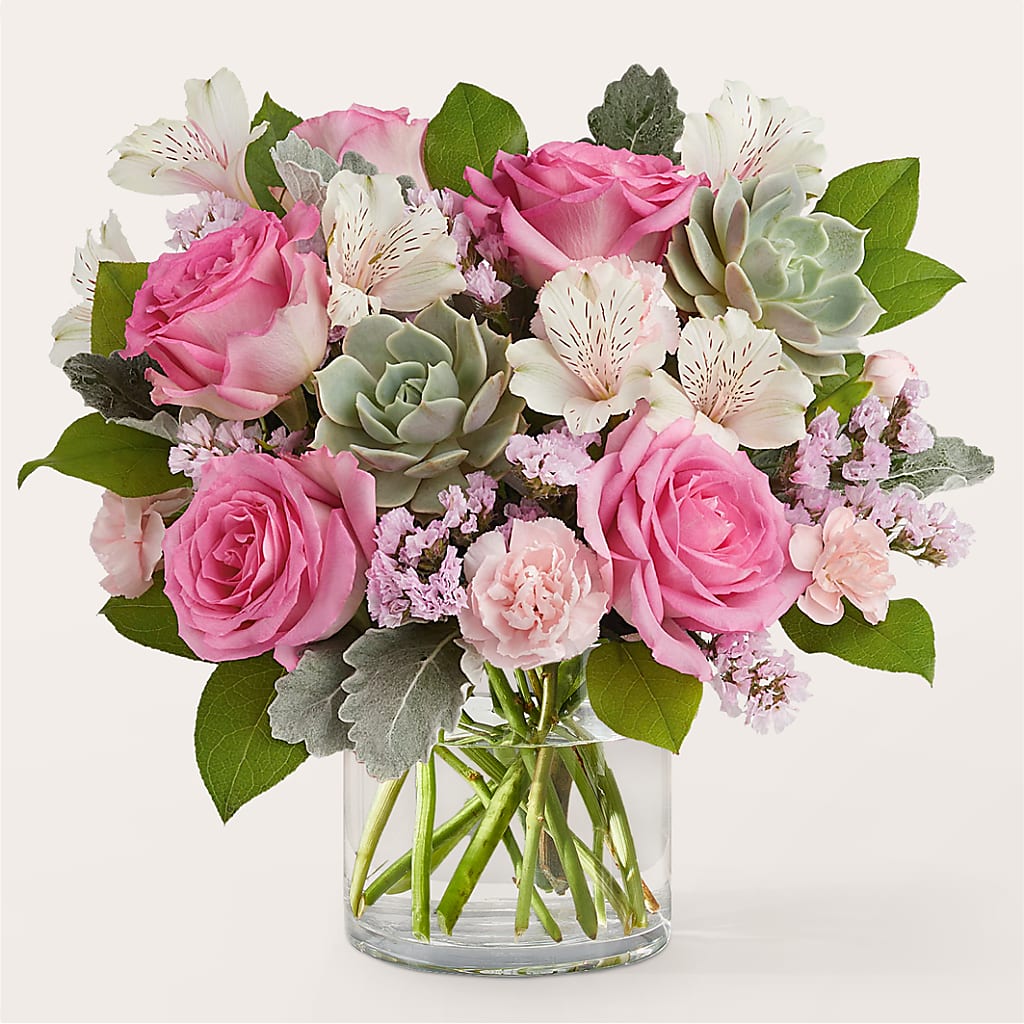 Dusty Rose Bouquet – DIVINE FLORAL & GIFTS, Arlington TX