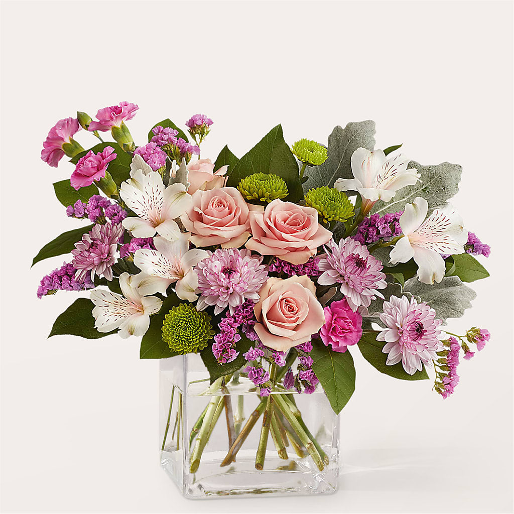 Pink Suede Bouquet – DIVINE FLORAL & GIFTS, Arlington TX