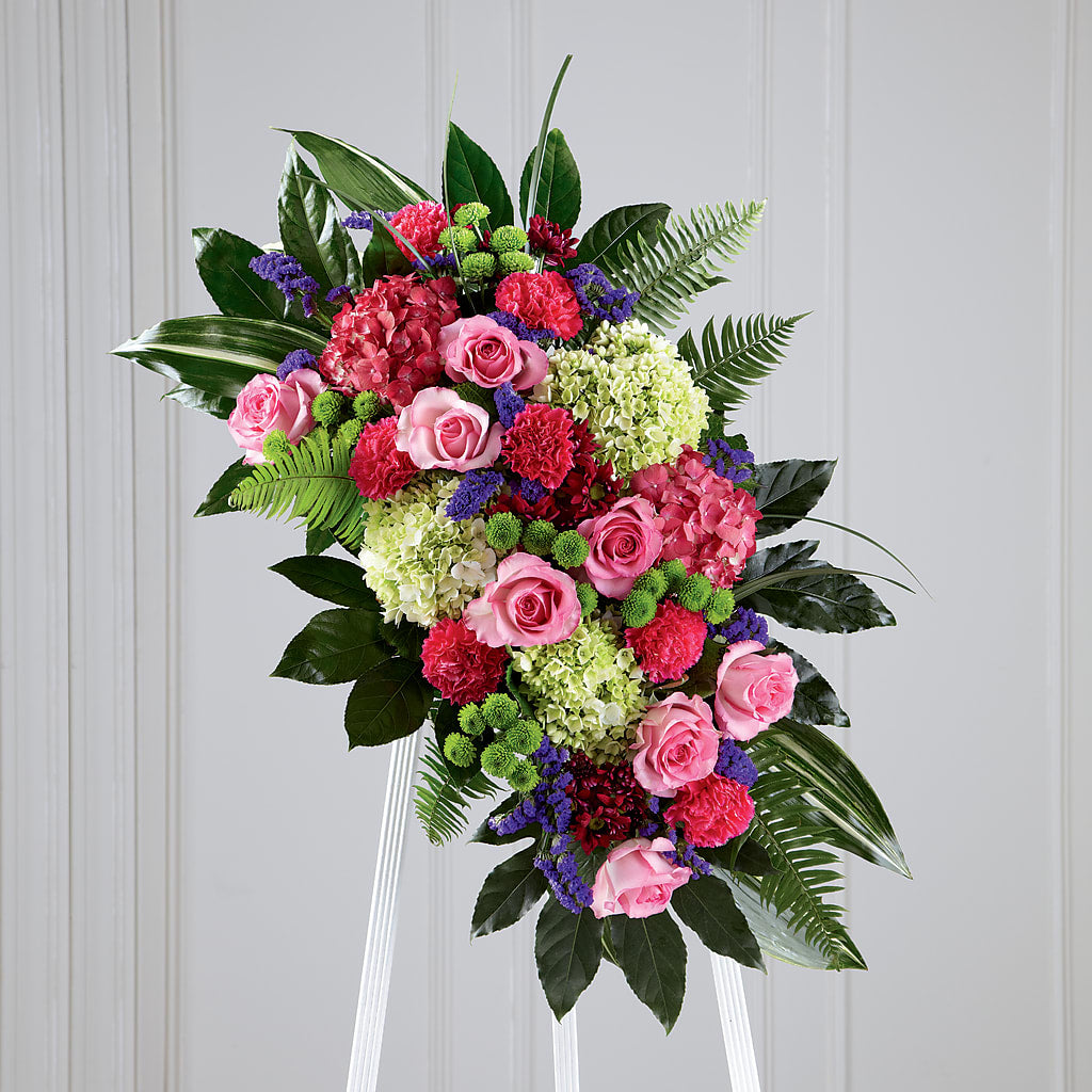 Refreshing Mix Standing Spray – DIVINE FLORAL & GIFTS, Arlington TX