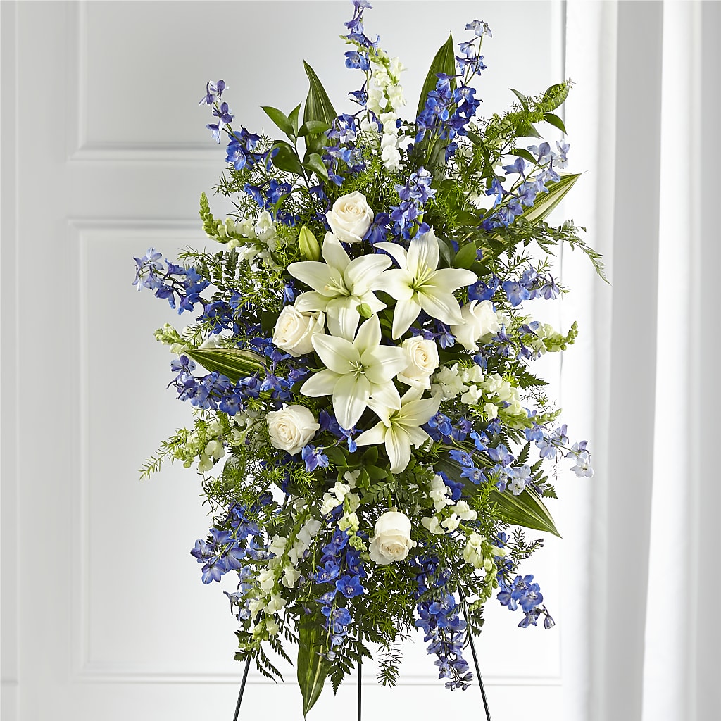 Faithful Friend Standing Spray – DIVINE FLORAL & GIFTS, Arlington TX
