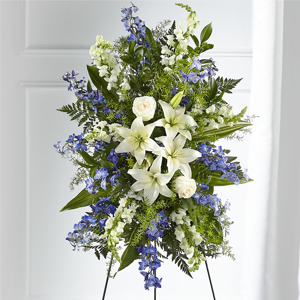 Faithful Friend Standing Spray – DIVINE FLORAL & GIFTS, Arlington TX