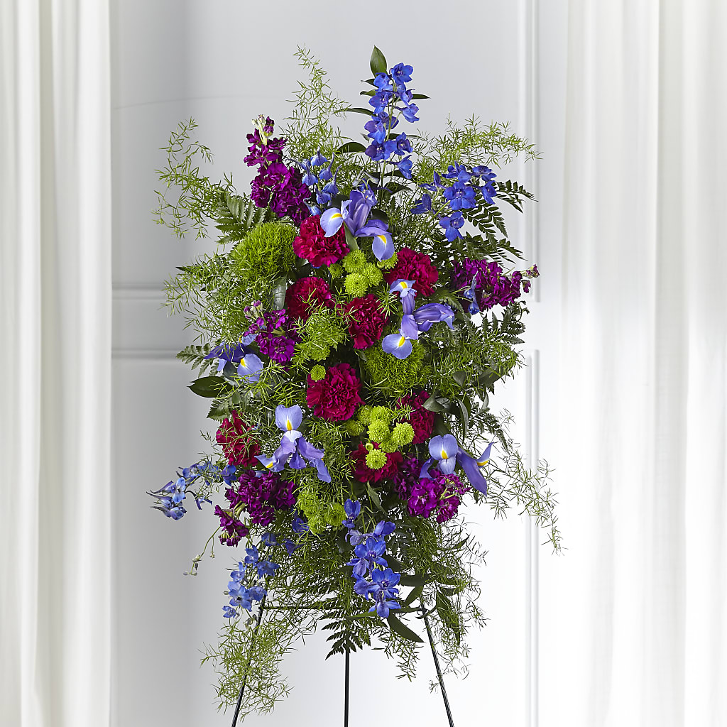 Heavenly Skies Standing Spray – DIVINE FLORAL & GIFTS, Arlington TX