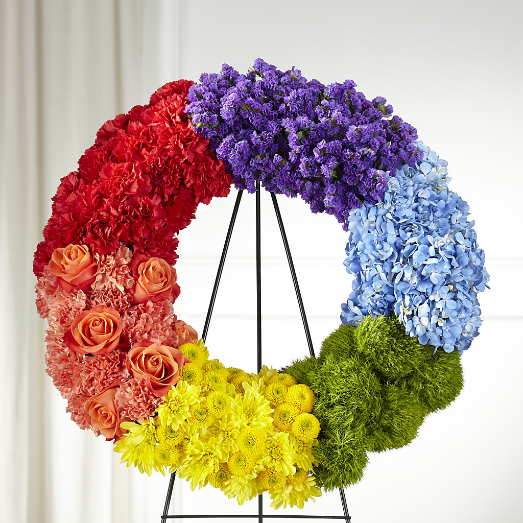 Circle of Love Wreath – DIVINE FLORAL & GIFTS, Arlington TX