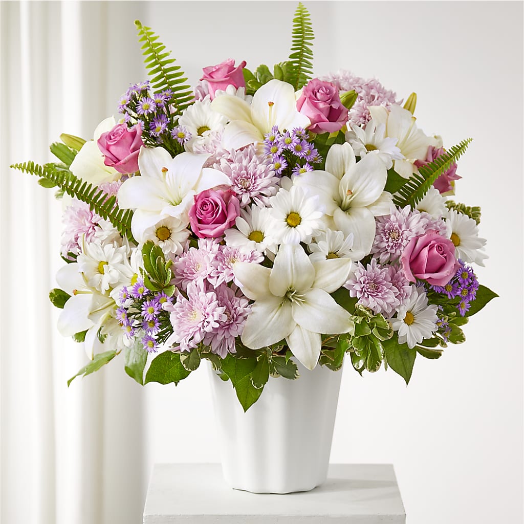 Warmest Thoughts Tabletop Basket – DIVINE FLORAL & GIFTS, Arlington TX