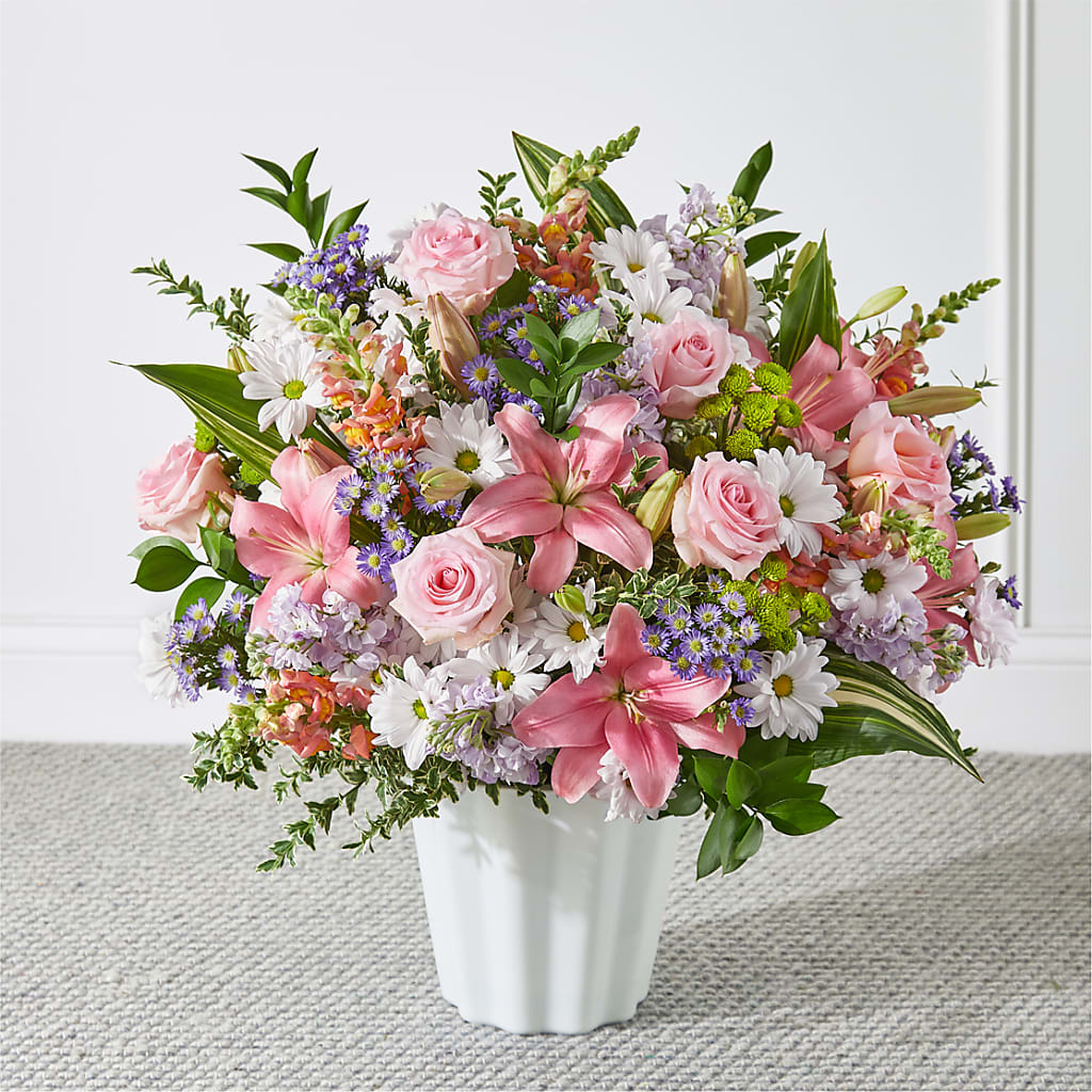 Abundant Compassion Floor Basket – DIVINE FLORAL & GIFTS, Arlington TX