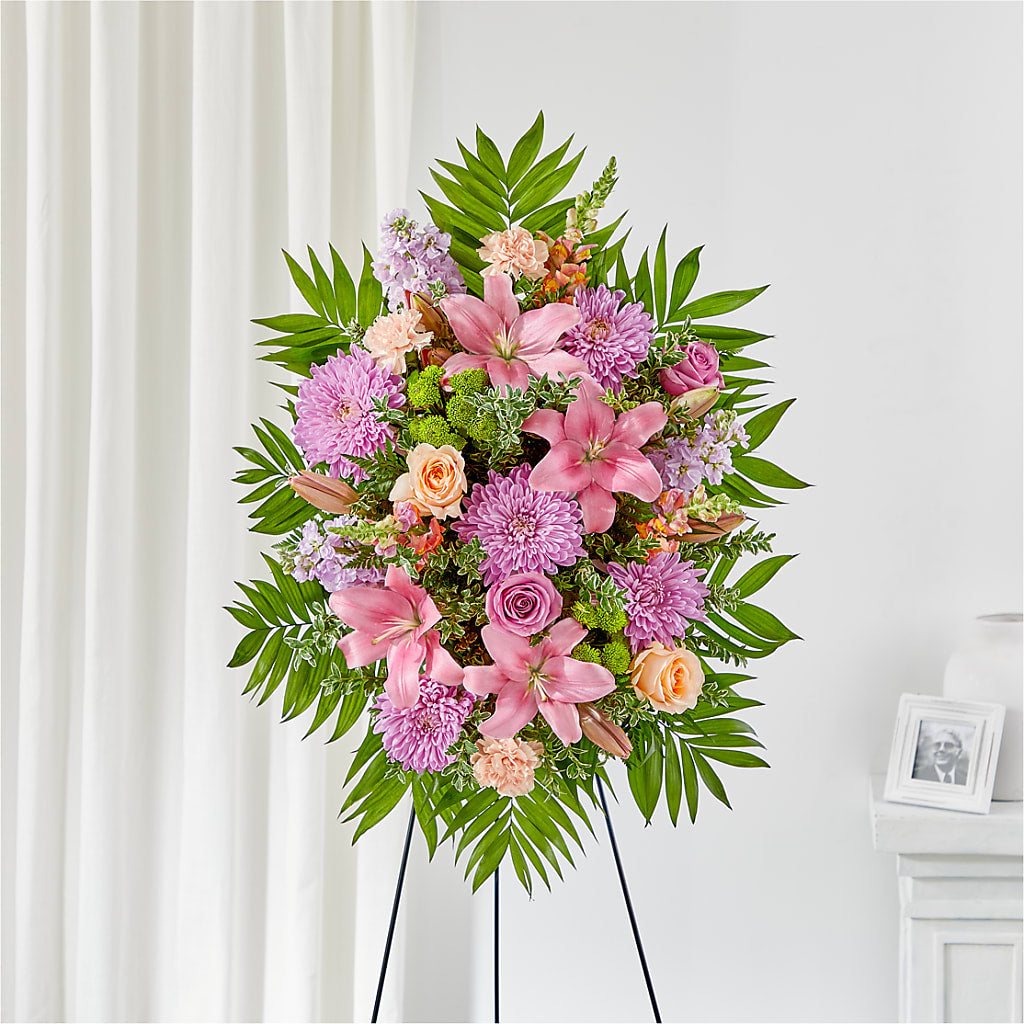 Love & Light Standing Spray – DIVINE FLORAL & GIFTS, Arlington TX
