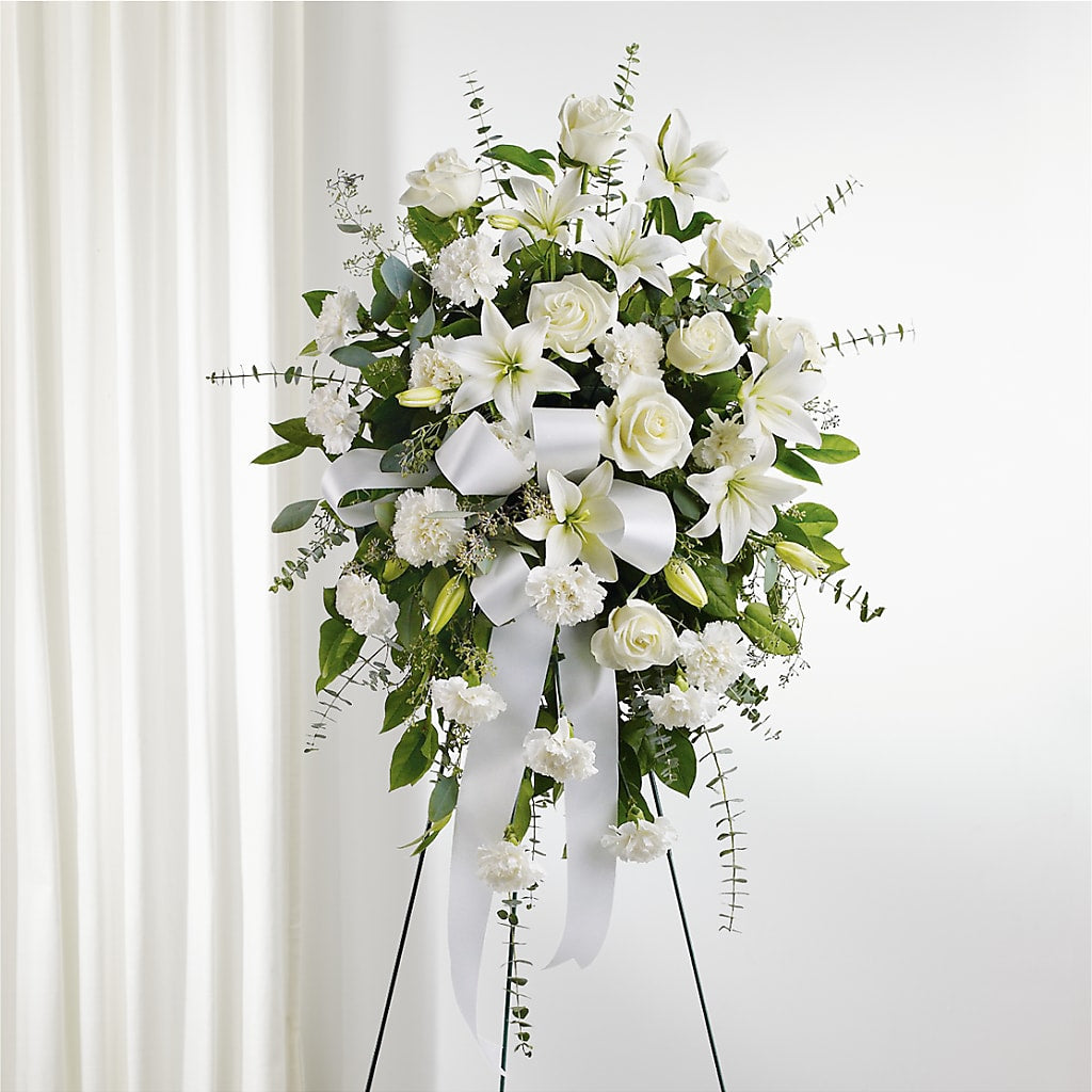 With Care Standing Spray – DIVINE FLORAL & GIFTS, Arlington TX