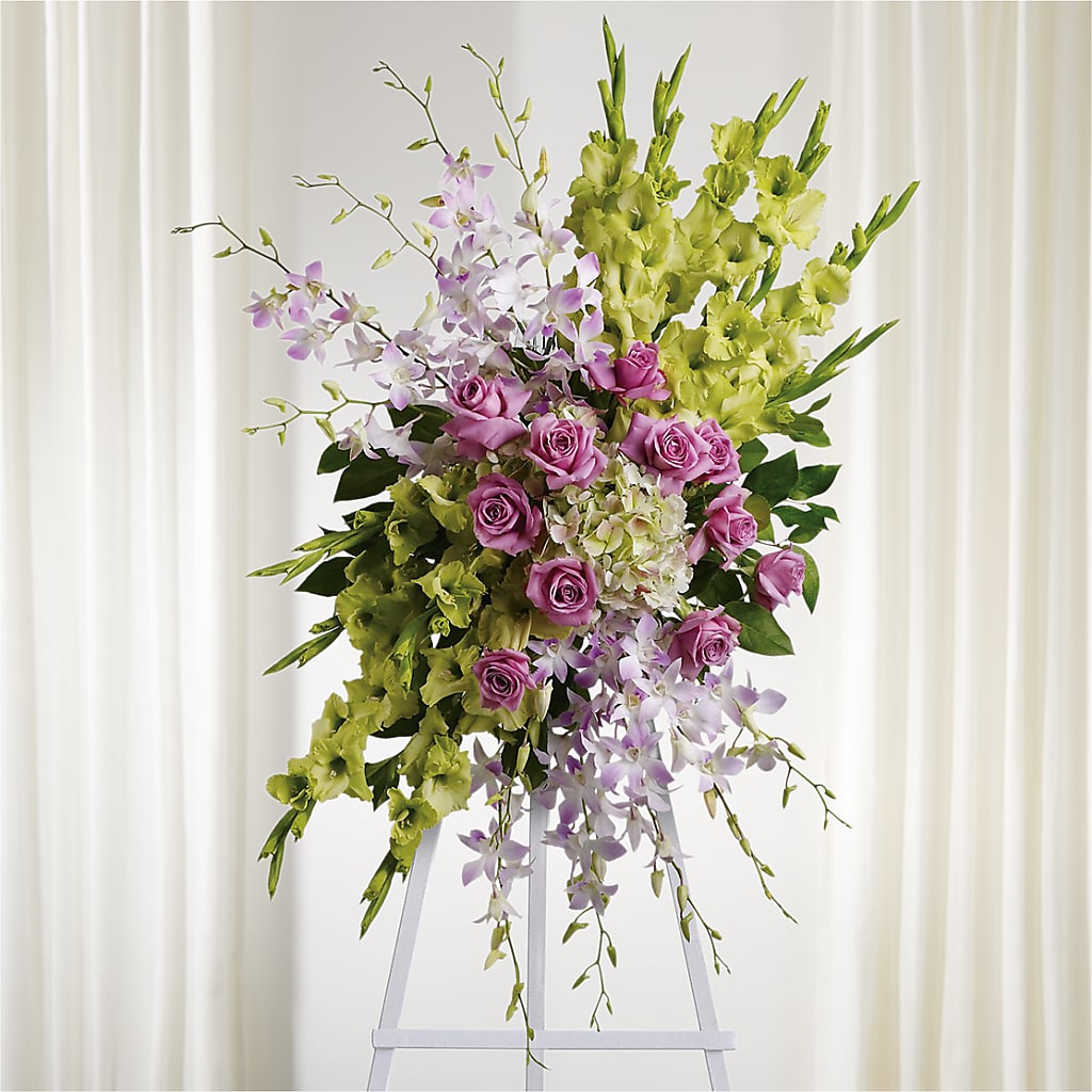 Lasting Legacy Standing Spray – DIVINE FLORAL & GIFTS, Arlington TX