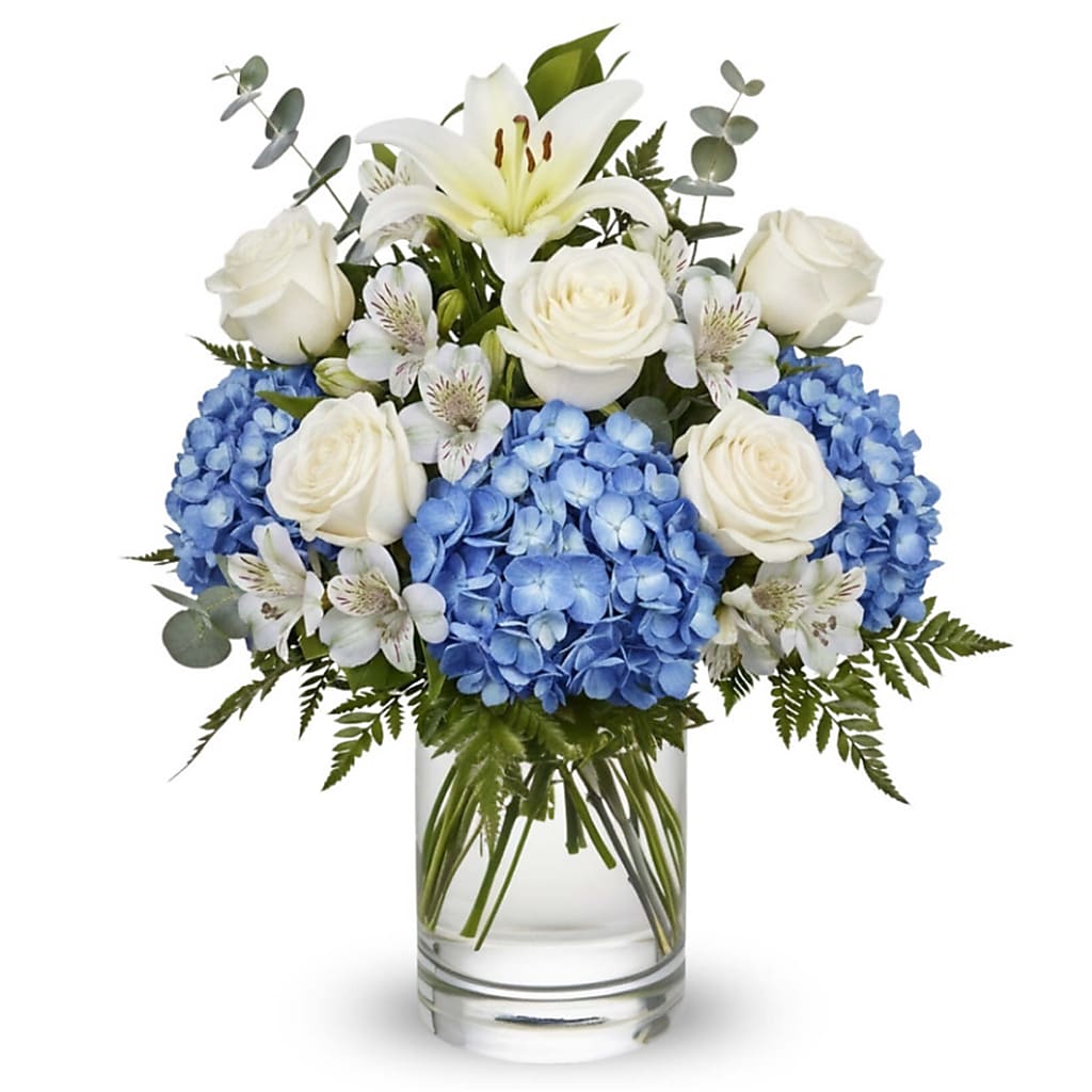 Heavenly Blue Blessing – DIVINE FLORAL & GIFTS, Arlington TX