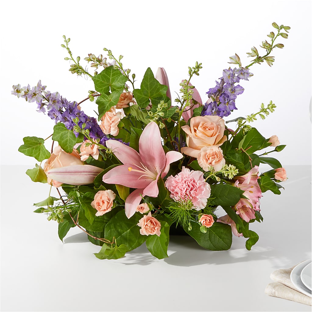 Blossom Time Centerpiece – DIVINE FLORAL & GIFTS, Arlington TX