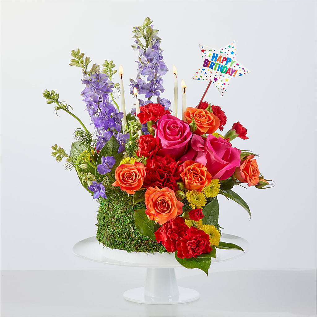 Best Year Yet Floral Cake – DIVINE FLORAL & GIFTS, Arlington TX