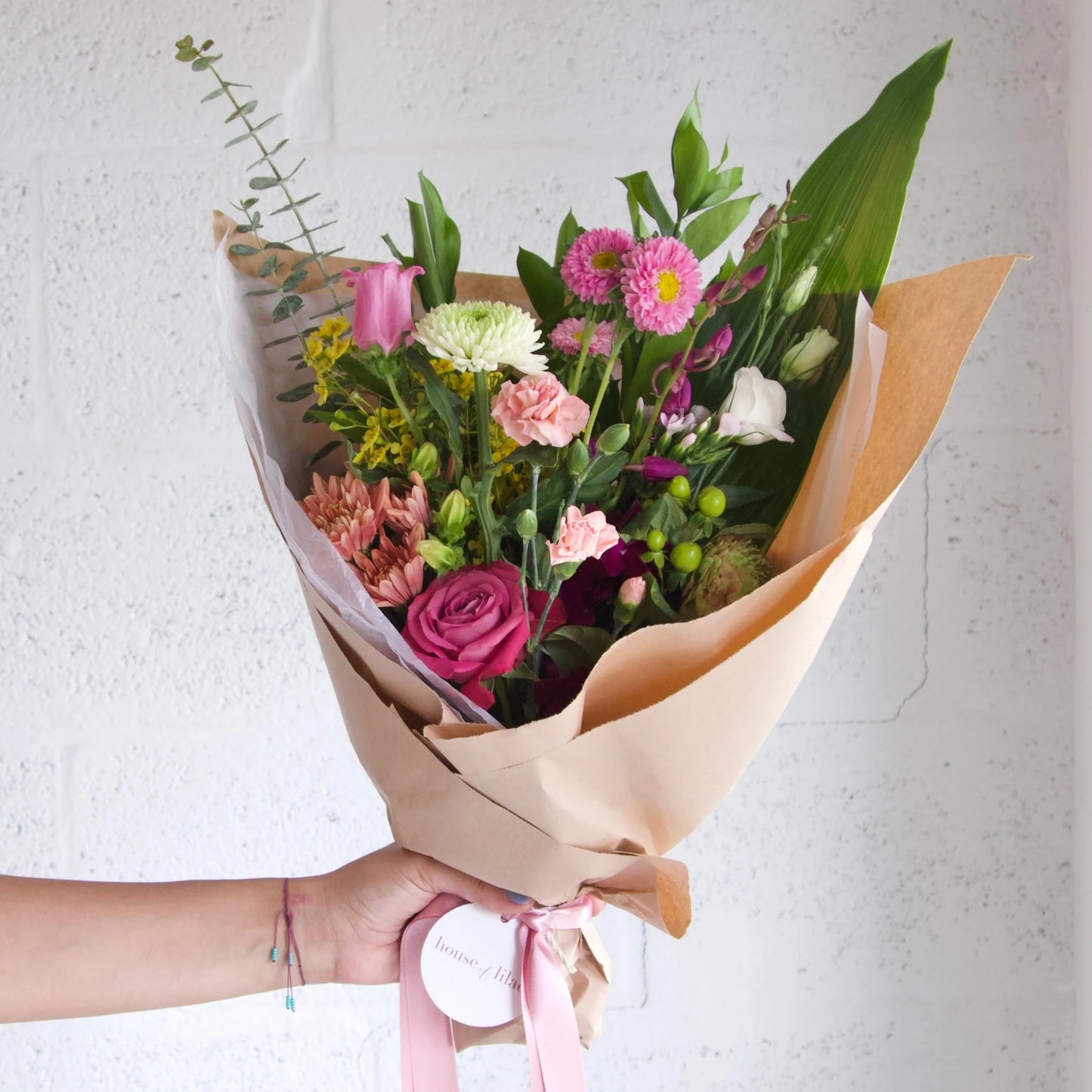 Assorted Florist Quality Luxury Wrapped Bouquets for Commencement and Other Events