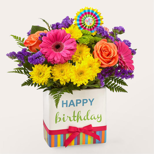 Birthday Brights Bouquet – DIVINE FLORAL & GIFTS, Arlington TX