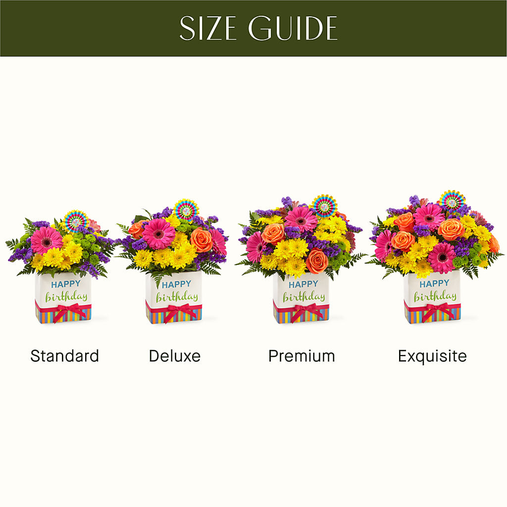 Birthday Brights Bouquet – DIVINE FLORAL & GIFTS, Arlington TX