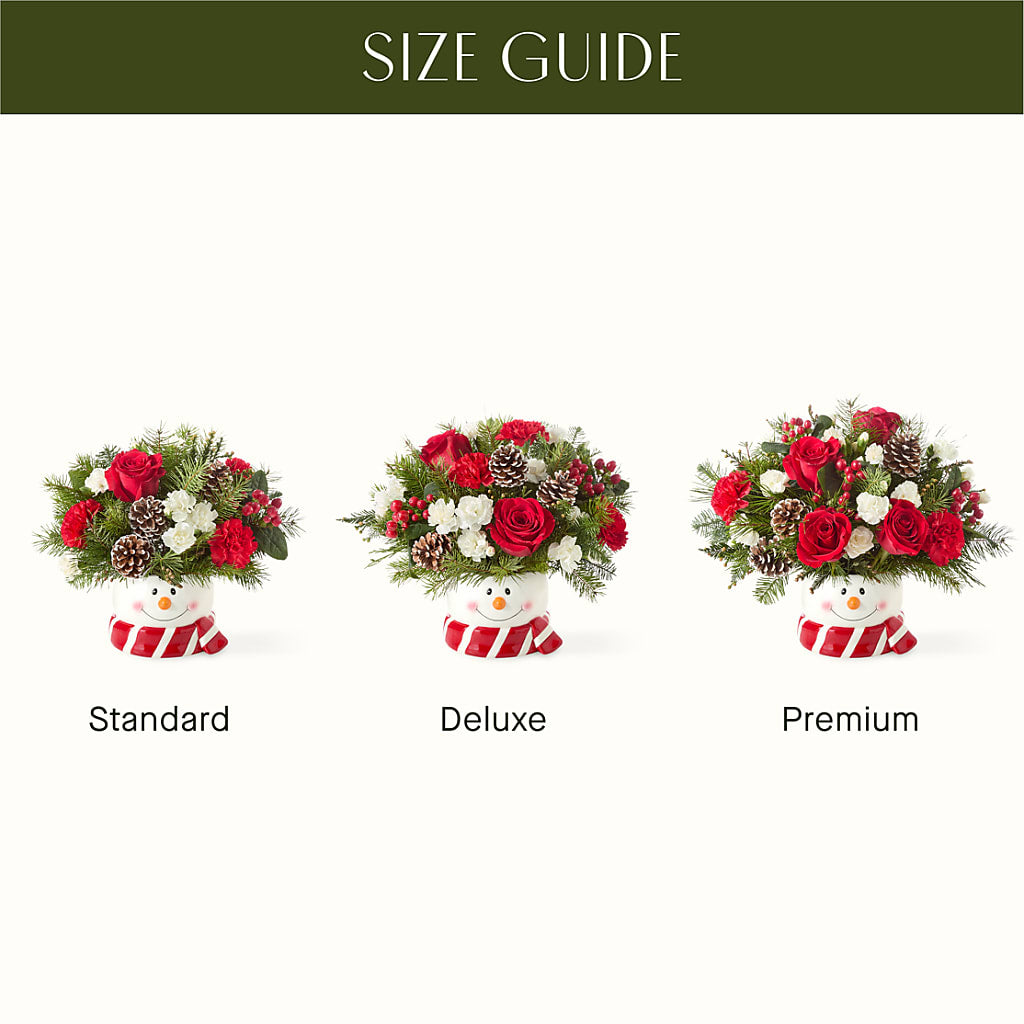Jolly Snowman Bouquet – DIVINE FLORAL & GIFTS, Arlington TX
