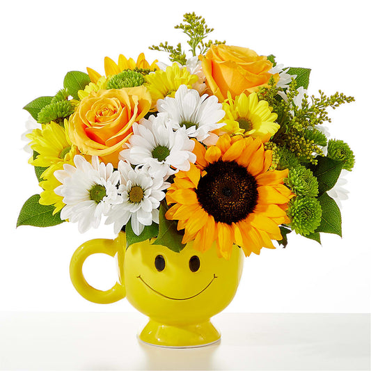 Be Happy Bouquet – DIVINE FLORAL & GIFTS, Arlington TX