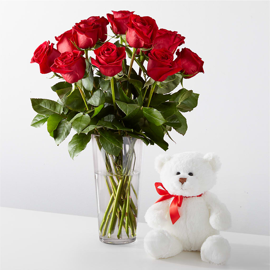 Romantic Long Stem Red Rose Bouquet Bundles – DIVINE FLORAL & GIFTS, Arlington TX
