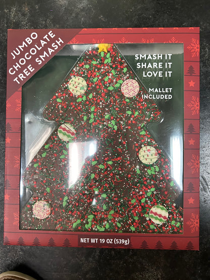Jumbo Chocalate Tree Smash  -  Mallet Included – DIVINE FLORAL & GIFTS, Arlington TX