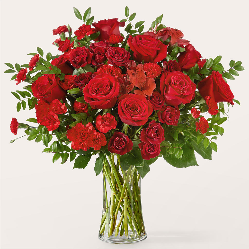Brilliant Ruby Bouquet – DIVINE FLORAL & GIFTS, Arlington TX