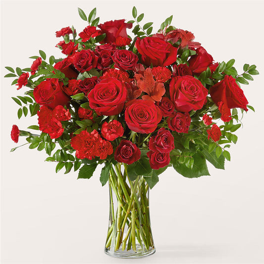 Brilliant Ruby Bouquet – DIVINE FLORAL & GIFTS, Arlington TX