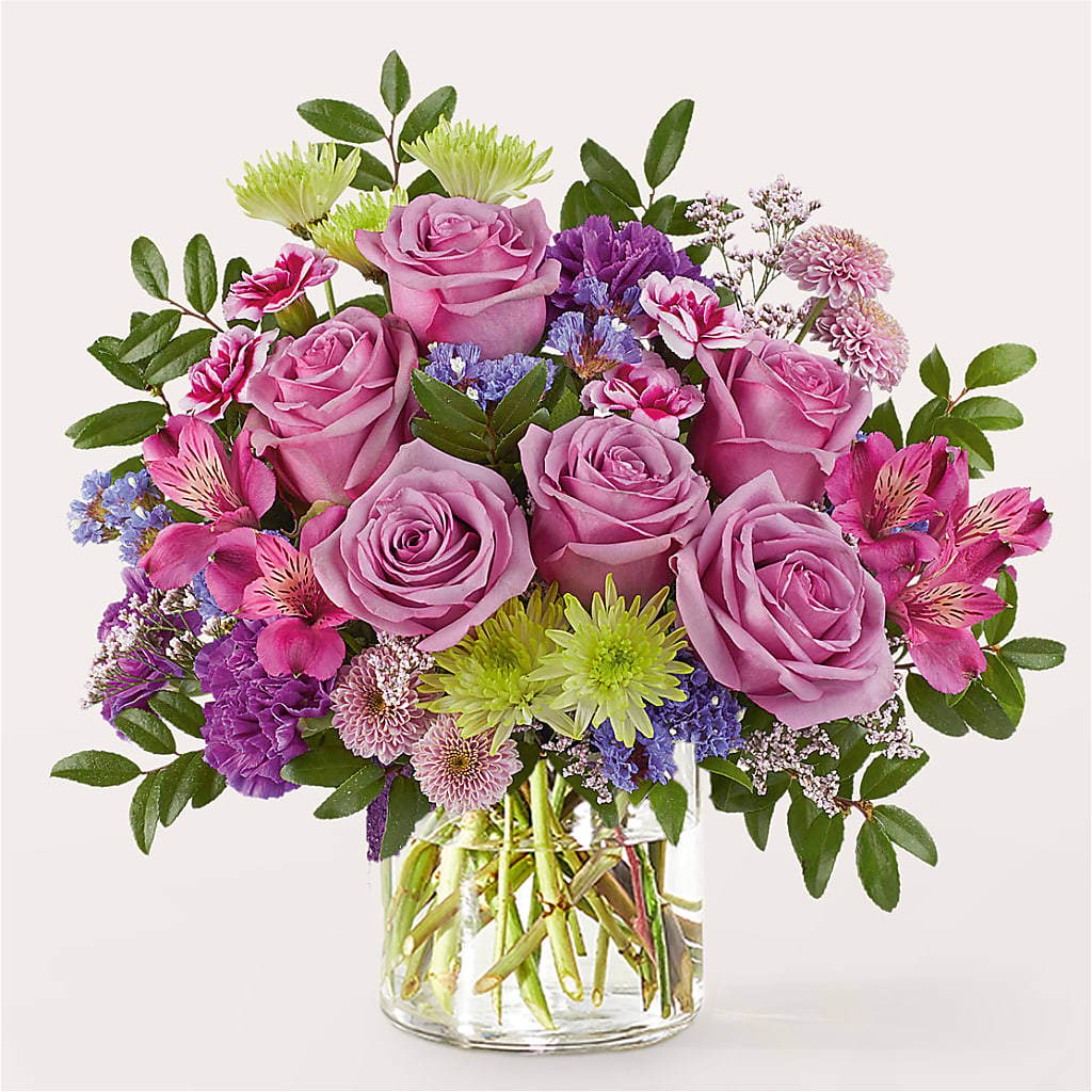 Glass Half Full Bouquet – DIVINE FLORAL & GIFTS, Arlington TX