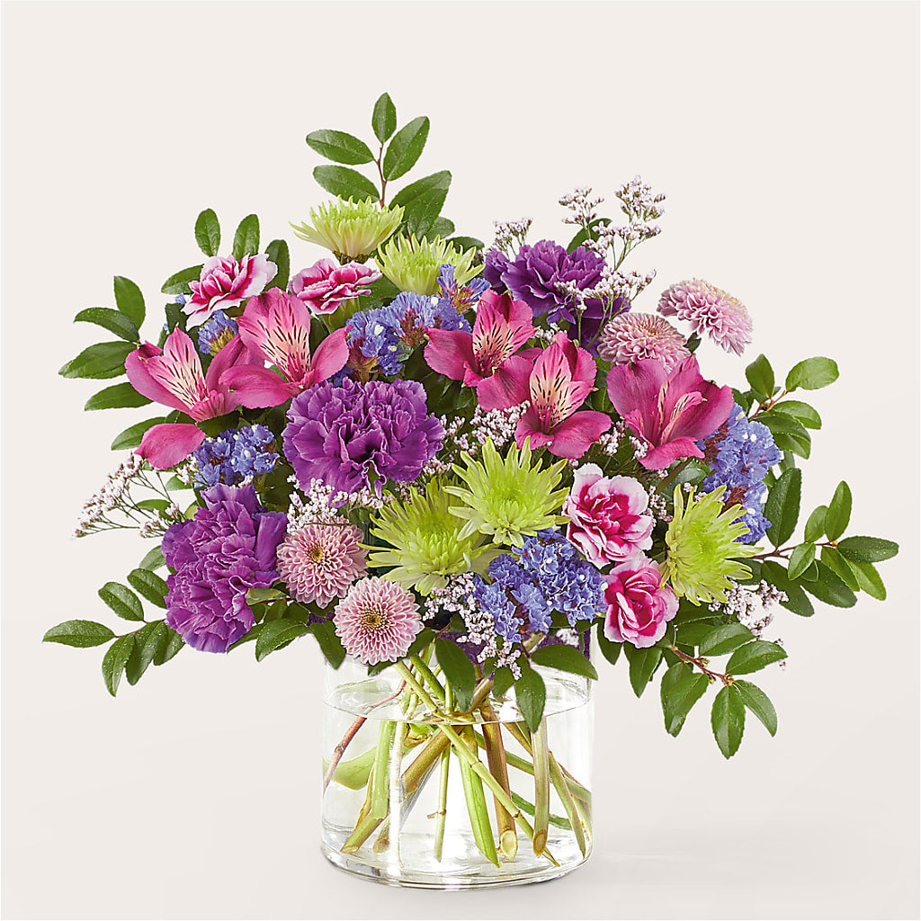 Glass Half Full Bouquet – DIVINE FLORAL & GIFTS, Arlington TX