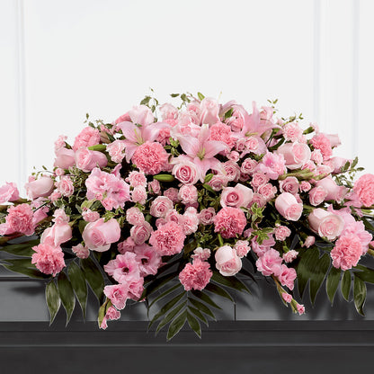 Garden of Comfort Casket Spray (Standard) – DIVINE FLORAL & GIFTS, Arlington TX