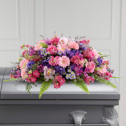 Glorious Garden Casket Spray – DIVINE FLORAL & GIFTS, Arlington TX