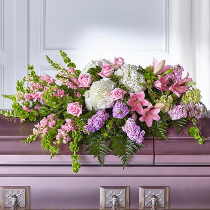 Life's Gratitude Casket Spray – DIVINE FLORAL & GIFTS, Arlington TX