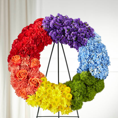 Circle of Love Wreath – DIVINE FLORAL & GIFTS, Arlington TX