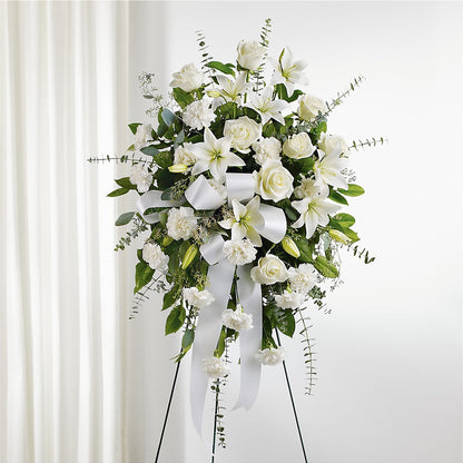 With Care Standing Spray – DIVINE FLORAL & GIFTS, Arlington TX