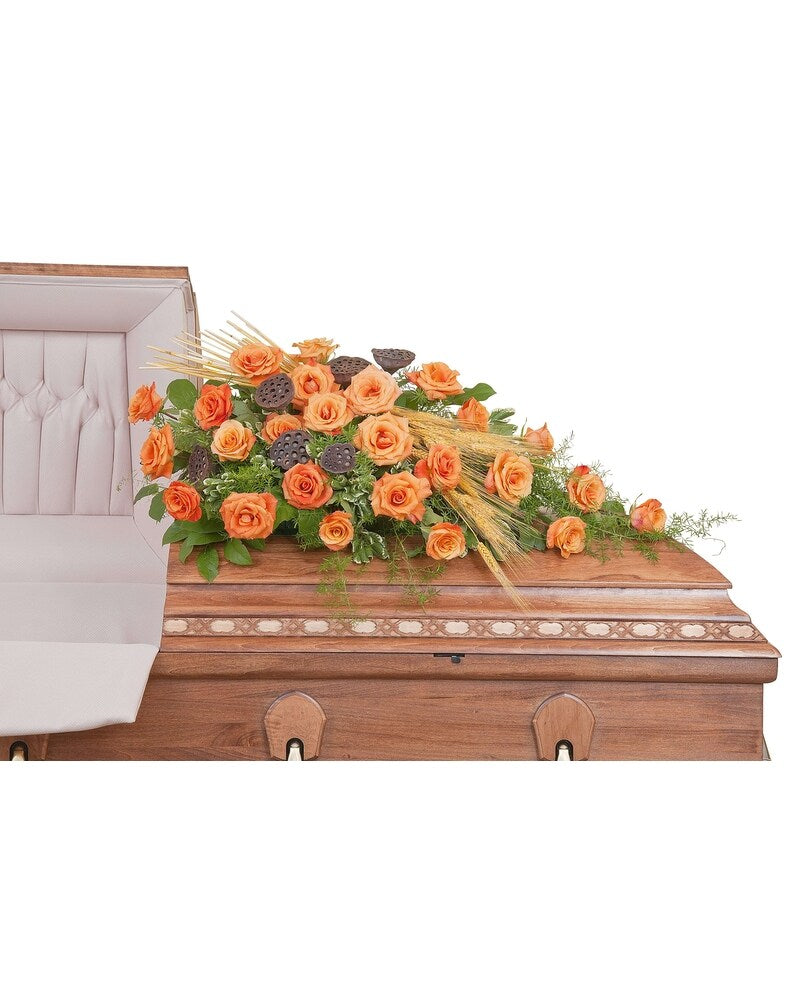 Fall Splendor Casket Spray- Full