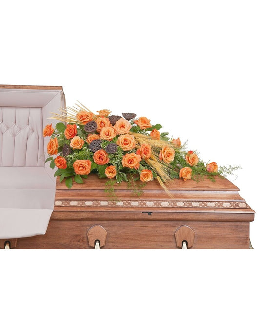 Fall Splendor Casket Spray