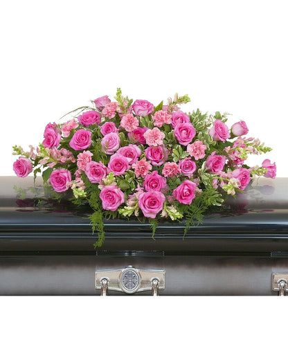 Peaceful Pink Casket Spray