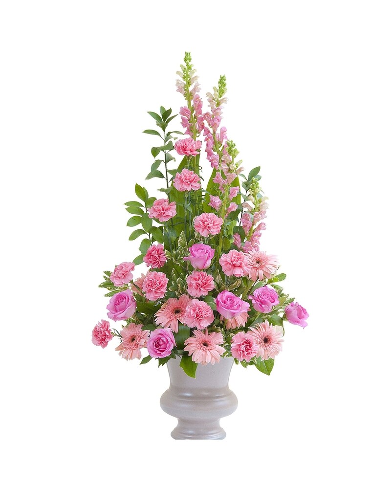 Peaceful Pink Large Urn