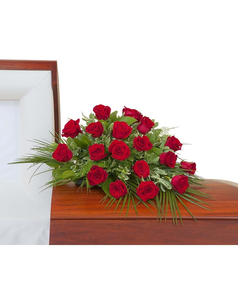 Simply Roses Casket Spray