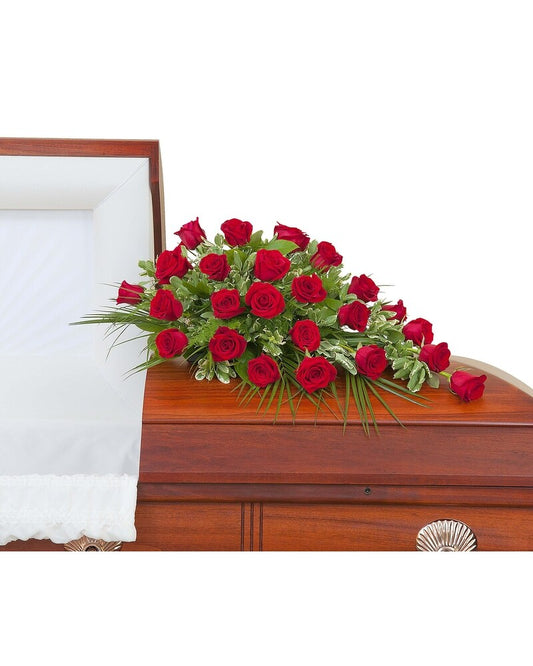 Simply Roses Standard Casket Spray