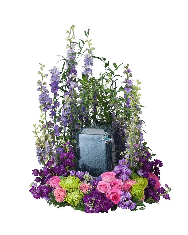 Forever Cherished Blue Urn Surround