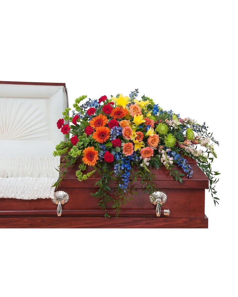 Treasured Celebration Casket Spray