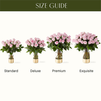 Picture Perfect Pink Rose Bouquet – DIVINE FLORAL & GIFTS, Arlington TX