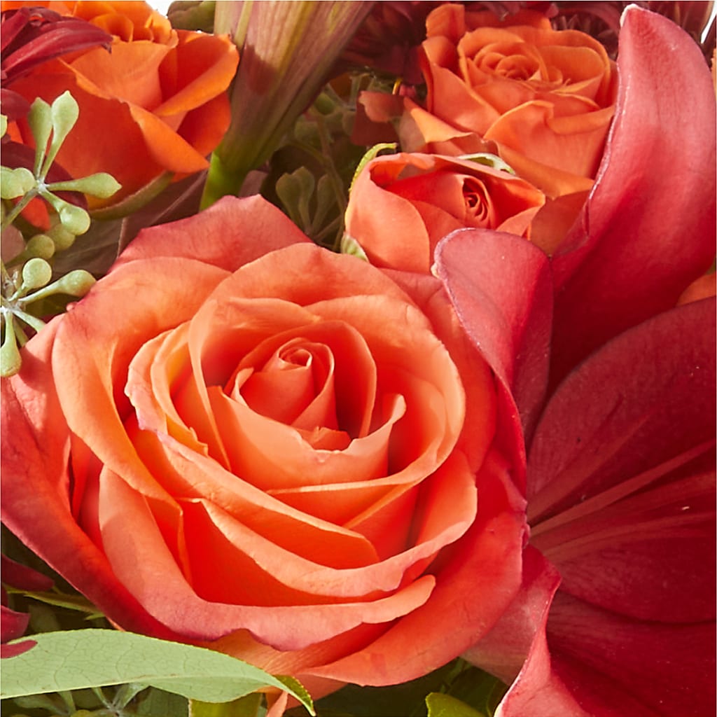 Crimson Leaves Bouquet – DIVINE FLORAL & GIFTS, Arlington TX