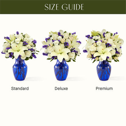 Sapphire Rush Bouquet – DIVINE FLORAL & GIFTS, Arlington TX