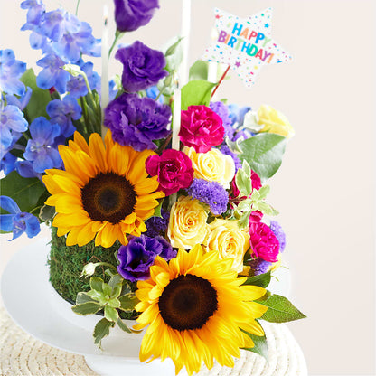Star of the Day Floral Cake – DIVINE FLORAL & GIFTS, Arlington TX