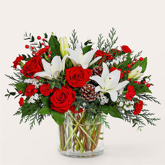 Best in Snow Bouquet – DIVINE FLORAL & GIFTS, Arlington TX